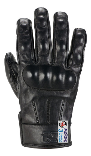 Jm Guantes Moto Cuero Mujer Nine To One Cuero Ruby Evo Negro