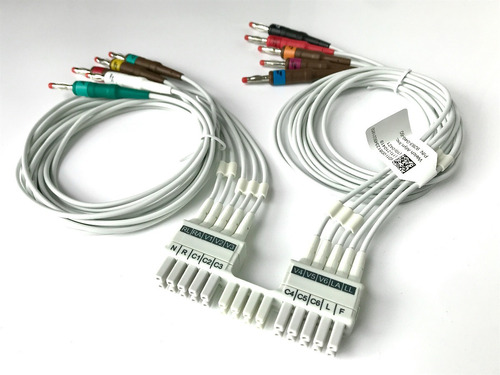 Mortara Cable 9293-046-60, 10 Puntas Banana Módulo Wam/ Am12