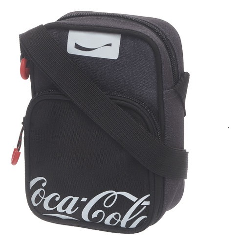 Bolsa Transversal Coca-cola Core - Preto