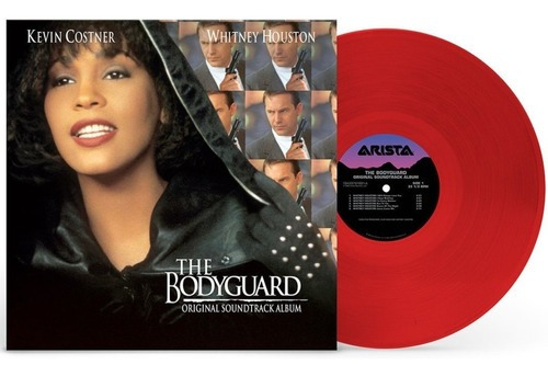 Whitney Houston The Bodyguard Soundtrack Lp Vinyl / Rojo