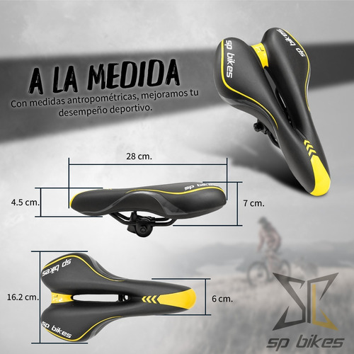 Imagen 4 de 8 de Asiento Para Bicicleta De Paseo Diseño Comodo Y Amplio