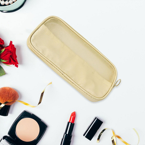 Bolsa De Maquillaje De Malla Boletería De 22cmx10.5cmx1.5cm
