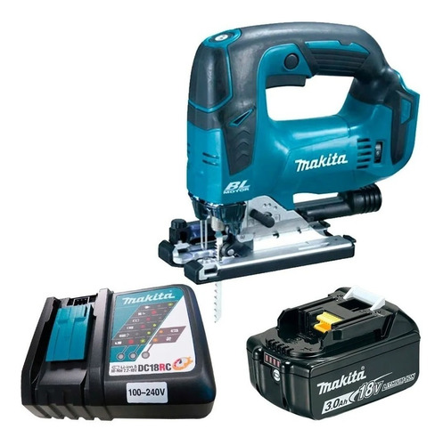 Serra Tico-tico Makita Sem Fio Djv182z 18v Com Bat. 3ah 