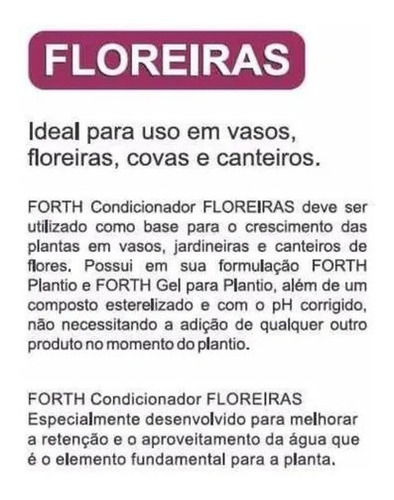 Imagem 3 de 5 de Condicionador Forth Floreira 5kg