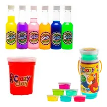 Comprar 1 Botella De Slime + 1 Tubo Slime X 6 + 1 Slime Brillante