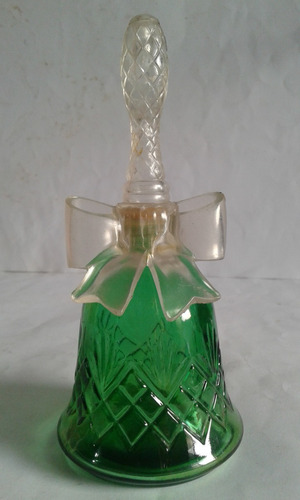 Frasco De Perfume Avon Con Forma De Campana De Coleccion.///