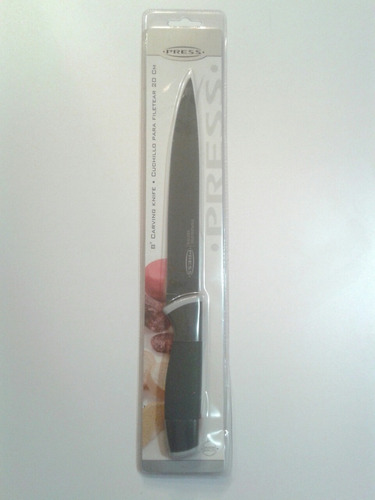 Cuchillo Chef Fileteador 20cm Press Mango Antiresbalante