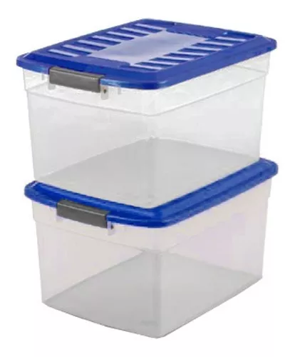frecuencia Cabaña espina Cajas Organizadoras Plasticas Colbox 15lts X 2 U. Colombraro