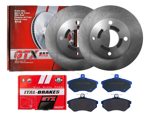Discos Freno Con Pastillas Gtx Para Chery Fullwin 2011 2020