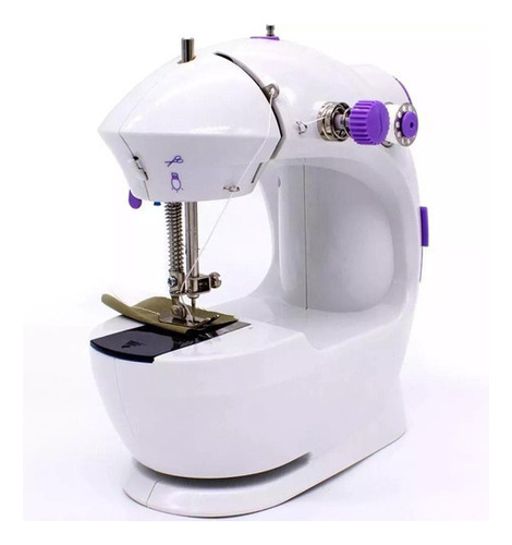 Mini máquina de coser doméstica compacta portátil Bivolt