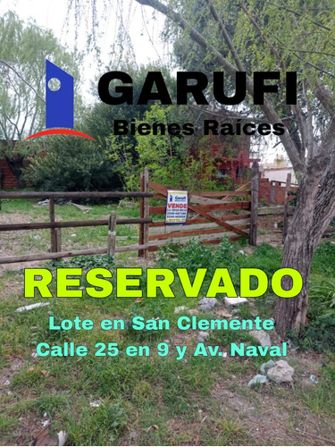 Reservado - Lote En San Clemente - 15x21,5 - 8 Cuadras Del Mar