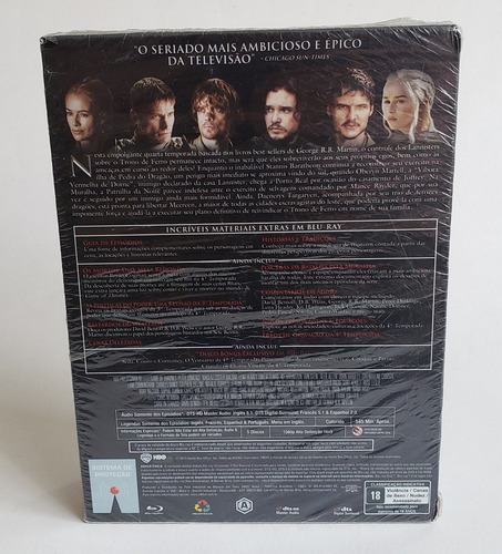 Blu Ray Game Of Thrones 4º Temporada Completa Lacrado