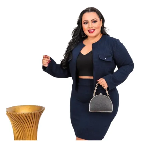 Conjuntos plus hotsell size moda evangelica