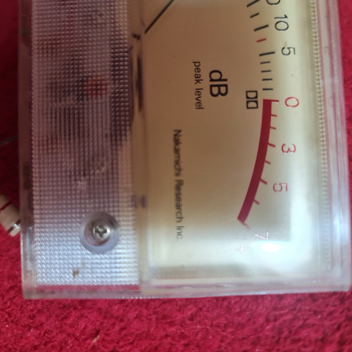 Vu Meter Nakamichi Analógico Vintage Funcionando (Usado)