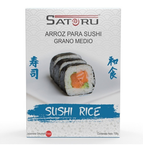 Imagen 1 de 9 de Arroz Japonés Grano Medio Para Preparar Sushi 700g