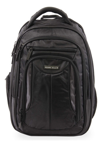 Mochila Perry Ellis M160 Business Para Portátil, Color Negro