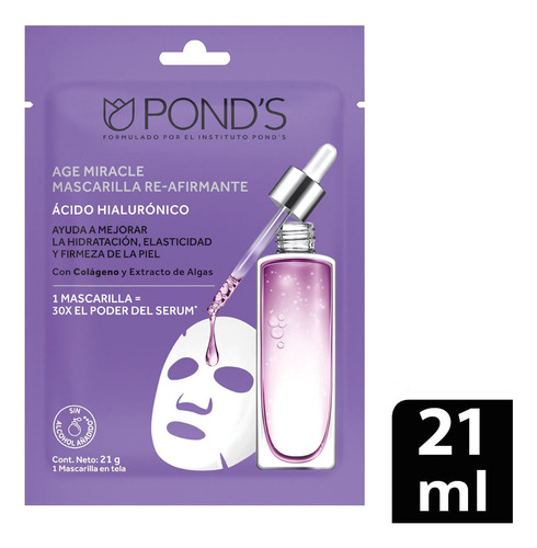 Mascarilla Facial Ponds Reafirmante X 21g