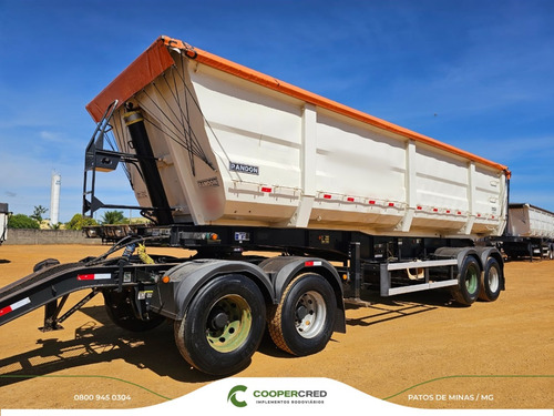 Carreta Rodocaçamba Randon 35m³ 22/22 C/ Lona Fácil 6 Eixos