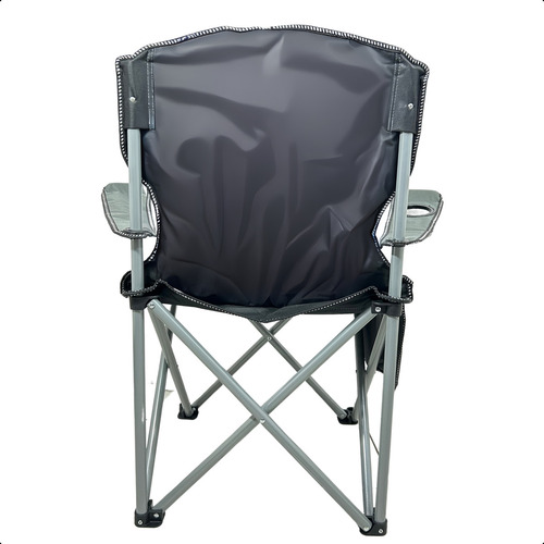 Cadeira Para Camping Dobravel Reforçada 160kg Relax Cin/pret