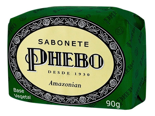 Imagem 3 de 4 de Sabonete Em Barra Phebo Vegetal Amazonian De 90 G