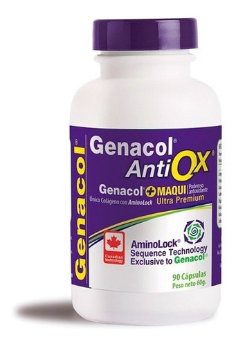 Suplemento en cápsula Newscience  Genacol Genacol AntiOx colágeno