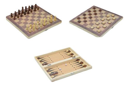 P Juego De Ajedrez 3 En 1, Tablero Plegable, Juguetes