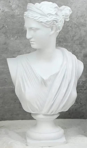Estatua Griega Diana 12  Altura Diosa Romana Busto Atena