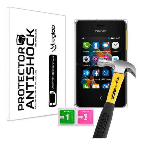 Protector De Pantalla Anti-shock Nokia Asha 500