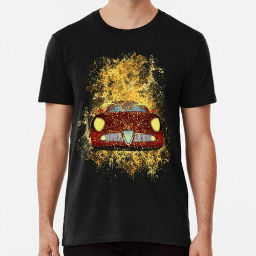 Remera Car On Fire  Algodon Premium