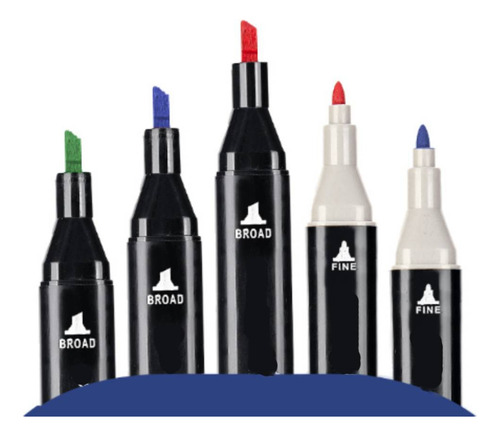 Estojo Colorido Para Colorir De Ponta Dupla De 36 Cores