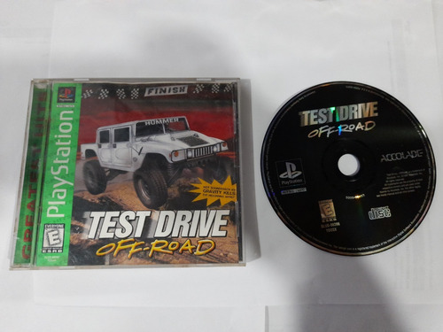 Test Drive Off Road Para Playstation 1, Funcionando