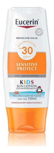 Protector Solar Eucerin Kids Con Micropigmentos Fps30 150ml