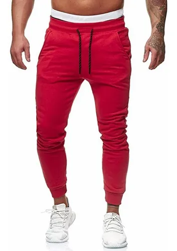 Pantalon Rojo Hombre