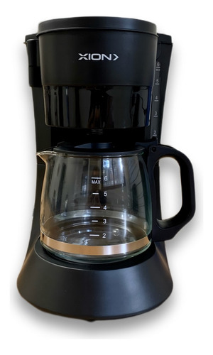 Cafetera Xion Xi-cm6 Semi Automática Negra