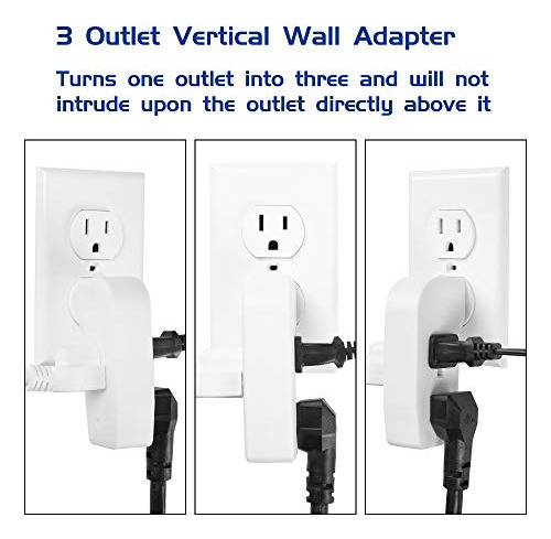 Extensor Divisor De Grifo De Pared Con Salida Vertical De 3