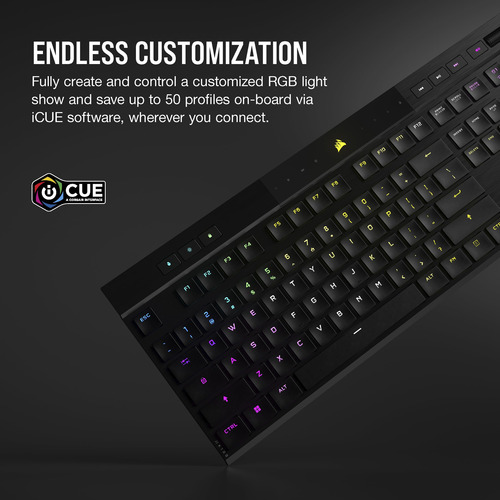 Teclado Corsair K100 Air Wireless Rgb Mechanical Gaming
