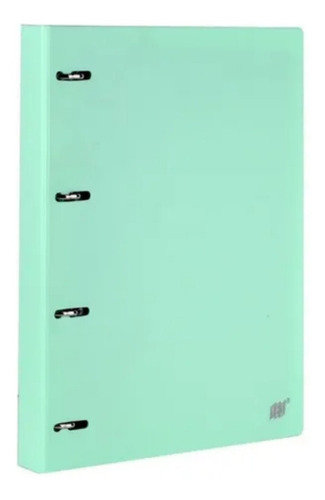 Imagem 1 de 4 de Fichário Caderno Argolado A4 Verde Tom Pastel Yes +96 Folhas