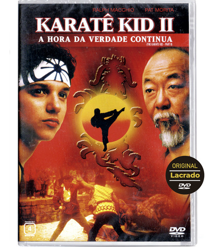 Dvd Karatê Kid 2 A Hora Da Verdade Continua Original Lacrado