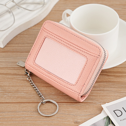 Estuche Para Tarjetas De Crédito Con Cremallera Multicolor A