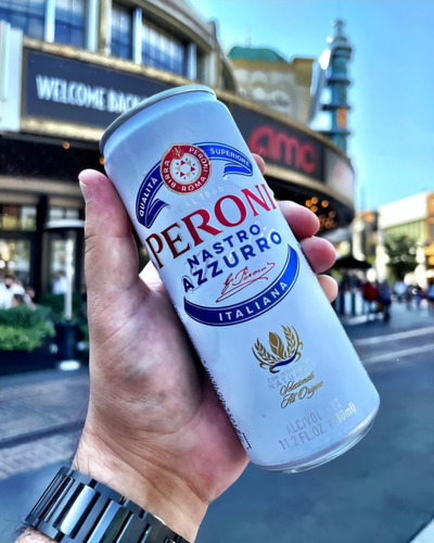 6 Latas De Cerveza Birra Peroni Importadas De Italia