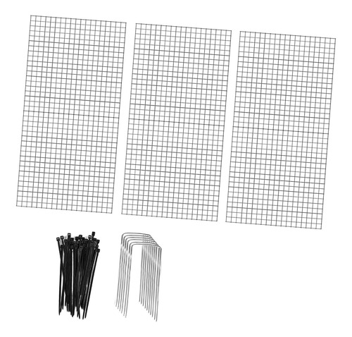 Conjunto De 3pcs Proteção De Planta Metálica Mesh
