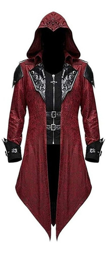 Chaqueta Con Capucha Estilo Gótico Assassin Creed Steampunk