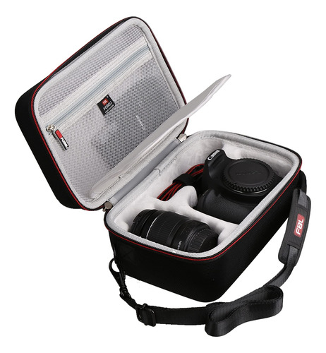Hard Travel Carrying Case For Canon Eos Rebel T7 Dslr Camera
