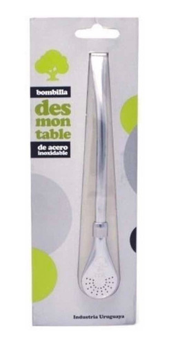 Imagen 1 de 4 de Bombilla Acero Inoxidable Desmontable C 7239 Ml
