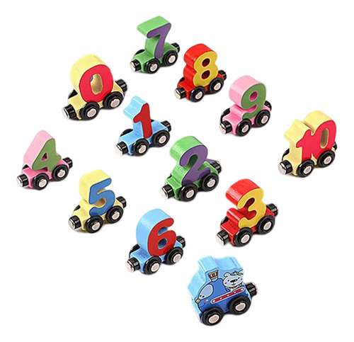10x Building Blocks Number Train Set Figura Montessori Math