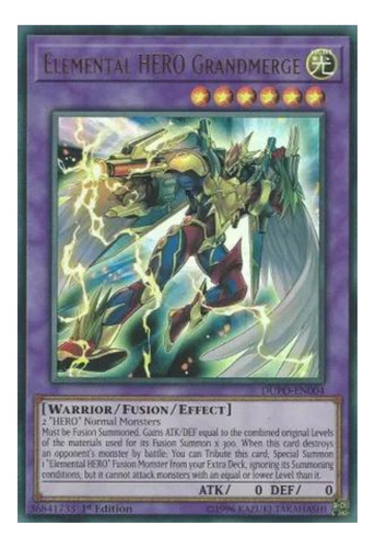 Yugioh! Elemental Hero Grandmerge - Dupo-en004 