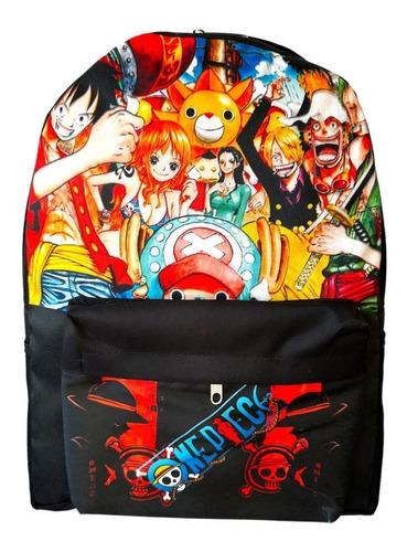 Mochila One Piece Escolar 44 Cm