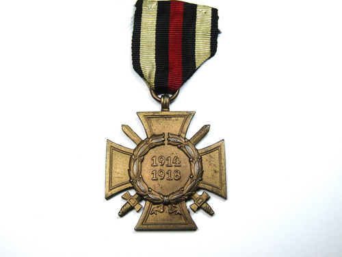 Medalla Militar Alemana Ww1 Cruz De Honor Con Espadas 