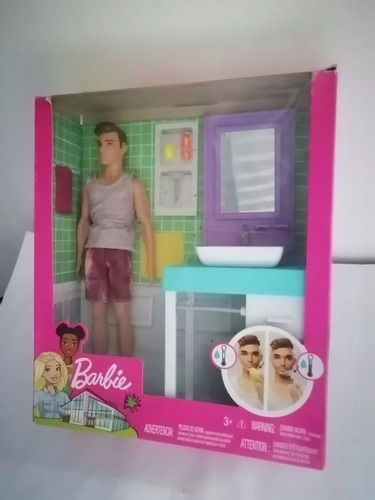 Barbie Ken Barba Mágica Original Mattel Ken Sellada De Fabri (Usado)