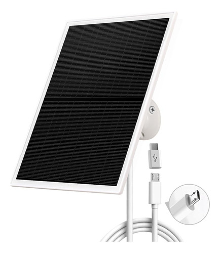 Cargador De Panel Solar De 10 W Para Camaras De Seguridad Al